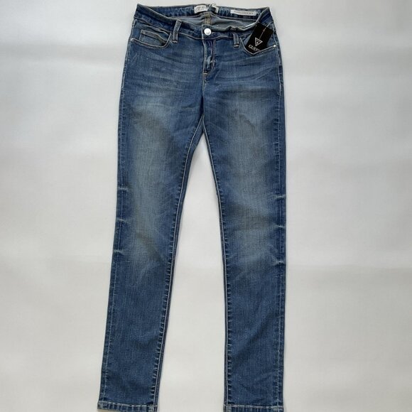 Guess Women’s Power Curvy Mid Rise Skinny Jeans Size 27 - Picture 2 of 12